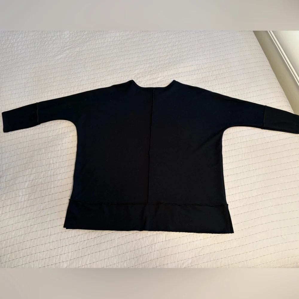 SPANX perfect length dolman 3/4 sleeve pullover top oversized sweatshirt size M - Picture 2 of 5